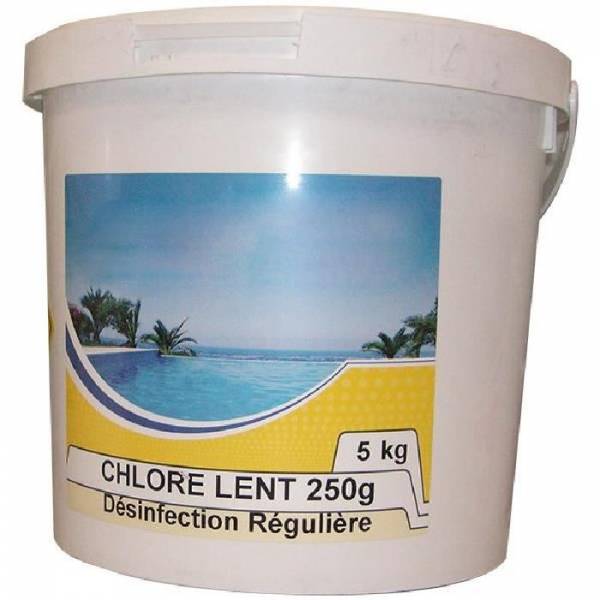 Chlore lent piscine aquapure 5kg